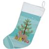 Caroline's Treasures CK3485CS Shar Pei Christmas Tree Christmas Stocking Fireplace Hanging Stockings Christmas Season Party Decor Family Holiday Decorations view 2