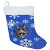 Caroline's Treasures CK3903CS Scottish Terrier Winter Snowflakes Christmas Stocking Fireplace Hanging Stockings Christmas Season Party Decor Family Holiday Decorations view 1