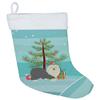 Caroline's Treasures CK3552CS Old English Sheepdog Christmas Tree Christmas Stocking Fireplace Hanging Stockings Christmas Season Party Decor Family Holiday Decorations view 1