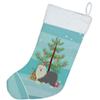 Caroline's Treasures CK3552CS Old English Sheepdog Christmas Tree Christmas Stocking Fireplace Hanging Stockings Christmas Season Party Decor Family Holiday Decorations view 2