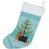 Caroline's Treasures CK3490CS Yorkshire Terrier Christmas Tree Christmas Stocking Fireplace Hanging Stockings Christmas Season Party Decor Family Holiday Decorations view 2