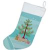 Caroline's Treasures CK3815CS Tan Chiweenie Christmas Tree Christmas Stocking Fireplace Hanging Stockings Christmas Season Party Decor Family Holiday Decorations view 2