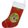 Caroline's Treasures CK3990CS Christmas Snowflakes German Shepherd Christmas Stocking Fireplace Hanging Stockings Christmas Season Party Decor Family Holiday Decorations view 2