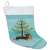 Caroline's Treasures CK3816CS Black and Tan Chiweenie Christmas Tree Christmas Stocking Fireplace Hanging Stockings Christmas Season Party Decor Family Holiday Decorations view 1