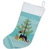 Caroline's Treasures CK3517CS Basenji Christmas Tree Christmas Stocking Fireplace Hanging Stockings Christmas Season Party Decor Family Holiday Decorations view 2