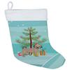 Caroline's Treasures CK3864CS Fawn Puggle Christmas Tree Christmas Stocking Fireplace Hanging Stockings Christmas Season Party Decor Family Holiday Decorations view 1