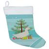 Caroline's Treasures BB9227CS American Pekin Duck Christmas Christmas Stocking, Teal Fireplace Hanging Stockings Christmas Season Party Decor Family Holiday Decorations view 1