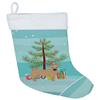 Caroline's Treasures CK3845CS Tan Jug Christmas Tree Christmas Stocking Fireplace Hanging Stockings Christmas Season Party Decor Family Holiday Decorations view 1