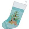 Caroline's Treasures CK3845CS Tan Jug Christmas Tree Christmas Stocking Fireplace Hanging Stockings Christmas Season Party Decor Family Holiday Decorations view 2
