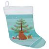 Caroline's Treasures CK3494CS Brussels Griffon Christmas Tree Christmas Stocking Fireplace Hanging Stockings Christmas Season Party Decor Family Holiday Decorations view 1