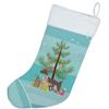Caroline's Treasures CK3514CS American Hairless Terrier Christmas Tree Christmas Stocking Fireplace Hanging Stockings Christmas Season Party Decor Family Holiday Decorations view 2
