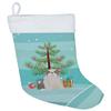 Caroline's Treasures CK3504CS Odis Odessa Domestic Ideal Dog Christmas Tree Christmas Stocking Fireplace Hanging Stockings Christmas Season Party Decor Family Holiday Decorations view 1