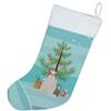 Caroline's Treasures CK3504CS Odis Odessa Domestic Ideal Dog Christmas Tree Christmas Stocking Fireplace Hanging Stockings Christmas Season Party Decor Family Holiday Decorations view 2
