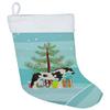 Caroline's Treasures BB9279CS Cyldesdale Horse Christmas Christmas Stocking, Teal Fireplace Hanging Stockings Christmas Season Party Decor Family Holiday Decorations view 1