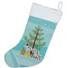 Caroline's Treasures BB2901CS Dalmatian Merry Christmas Tree Christmas Stocking Fireplace Hanging Stockings Christmas Season Party Decor Family Holiday Decorations view 2