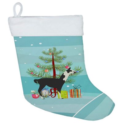 Caroline's Treasures BB9285CS Llama Q' Ara Christmas Christmas Stocking, Teal Fireplace Hanging Stockings Christmas Season Party Decor Family Holiday Decorations