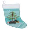 Caroline's Treasures CK3560CS Scottish Terrier Christmas Tree Christmas Stocking Fireplace Hanging Stockings Christmas Season Party Decor Family Holiday Decorations view 1