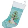 Caroline's Treasures CK3498CS Danish Spitz Christmas Tree Christmas Stocking Fireplace Hanging Stockings Christmas Season Party Decor Family Holiday Decorations view 2