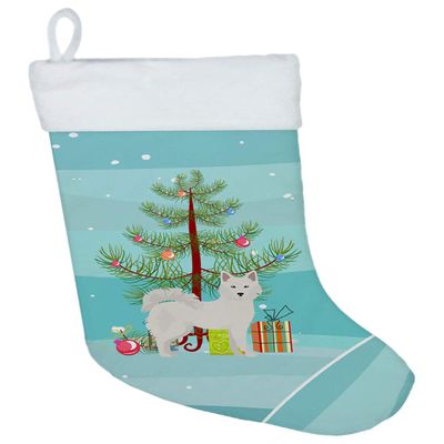Caroline's Treasures CK3450CS Danish Spitz Christmas Tree Christmas Stocking Fireplace Hanging Stockings Christmas Season Party Decor Family Holiday Decorations