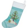 Caroline's Treasures CK3569CS Westie Christmas Tree Christmas Stocking Fireplace Hanging Stockings Christmas Season Party Decor Family Holiday Decorations view 2