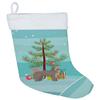Caroline's Treasures CK3884CS Zuchon #1 Christmas Tree Christmas Stocking Fireplace Hanging Stockings Christmas Season Party Decor Family Holiday Decorations view 1