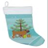 Caroline's Treasures BB2965CS Pug Merry Christmas Tree Christmas Stocking Fireplace Hanging Stockings Christmas Season Party Decor Family Holiday Decorations view 1