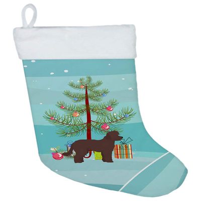 Caroline's Treasures CK3880CS Whoodle #1 Christmas Tree Christmas Stocking Fireplace Hanging Stockings Christmas Season Party Decor Family Holiday Decorations