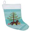 Caroline's Treasures CK3880CS Whoodle #1 Christmas Tree Christmas Stocking Fireplace Hanging Stockings Christmas Season Party Decor Family Holiday Decorations view 1