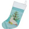 Caroline's Treasures BB9224CS Crested Duck Christmas Christmas Stocking, Teal Fireplace Hanging Stockings Christmas Season Party Decor Family Holiday Decorations view 2