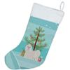 Caroline's Treasures CK3471CS Maltese Christmas Tree Christmas Stocking Fireplace Hanging Stockings Christmas Season Party Decor Family Holiday Decorations view 2