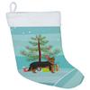 Caroline's Treasures CK3874CS Shollie #2 Christmas Tree Christmas Stocking Fireplace Hanging Stockings Christmas Season Party Decor Family Holiday Decorations view 1