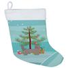 Caroline's Treasures CK3826CS Doxiepoo Christmas Tree Christmas Stocking Fireplace Hanging Stockings Christmas Season Party Decor Family Holiday Decorations view 1