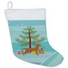 Caroline's Treasures CK3568CS Vizsla Christmas Tree Christmas Stocking Fireplace Hanging Stockings Christmas Season Party Decor Family Holiday Decorations view 1
