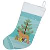 Caroline's Treasures BB2989CS Bullmastiff Merry Christmas Tree Christmas Stocking Fireplace Hanging Stockings Christmas Season Party Decor Family Holiday Decorations view 2