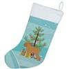 Caroline's Treasures BB2958CS Brussels Griffon Merry Christmas Tree Christmas Stocking Fireplace Hanging Stockings Christmas Season Party Decor Family Holiday Decorations view 2
