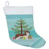 Caroline's Treasures CK3867CS Sheepadoodle Christmas Tree Christmas Stocking Fireplace Hanging Stockings Christmas Season Party Decor Family Holiday Decorations view 1