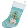 Caroline's Treasures CK3441CS American Eskimo Christmas Tree Christmas Stocking Fireplace Hanging Stockings Christmas Season Party Decor Family Holiday Decorations view 2