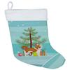Caroline's Treasures CK3475CS Nordic Spitz Christmas Tree Christmas Stocking Fireplace Hanging Stockings Christmas Season Party Decor Family Holiday Decorations view 1