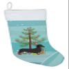 Caroline's Treasures BB2900CS Dachshund Merry Christmas Tree Christmas Stocking Fireplace Hanging Stockings Christmas Season Party Decor Family Holiday Decorations view 1