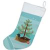 Caroline's Treasures BB9233CS Khaki Campbell Duck Christmas Christmas Stocking, Teal Fireplace Hanging Stockings Christmas Season Party Decor Family Holiday Decorations view 2