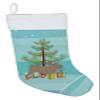 Caroline's Treasures BB2983CS Neapolitan Mastiff Merry Christmas Tree Christmas Stocking Fireplace Hanging Stockings Christmas Season Party Decor Family Holiday Decorations view 1