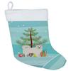 Caroline's Treasures CK3461CS Italian Spitz Christmas Tree Christmas Stocking Fireplace Hanging Stockings Christmas Season Party Decor Family Holiday Decorations view 1