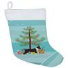 Caroline's Treasures CK3515CS American Staffordshire Terrier Christmas Tree Christmas Stocking Fireplace Hanging Stockings Christmas Season Party Decor Family Holiday Decorations view 1