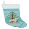 Caroline's Treasures BB2995CS Anatolian Shepherd Merry Christmas Tree Christmas Stocking Fireplace Hanging Stockings Christmas Season Party Decor Family Holiday Decorations view 1