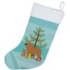 Caroline's Treasures BB2979CS Belgian Shepherd Merry Christmas Tree Christmas Stocking Fireplace Hanging Stockings Christmas Season Party Decor Family Holiday Decorations view 2