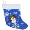 Caroline's Treasures CK3927CS Bernese Mountain Dog Winter Snowflakes Christmas Stocking Fireplace Hanging Stockings Christmas Season Party Decor Family Holiday Decorations view 1