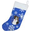 Caroline's Treasures CK3927CS Bernese Mountain Dog Winter Snowflakes Christmas Stocking Fireplace Hanging Stockings Christmas Season Party Decor Family Holiday Decorations view 2