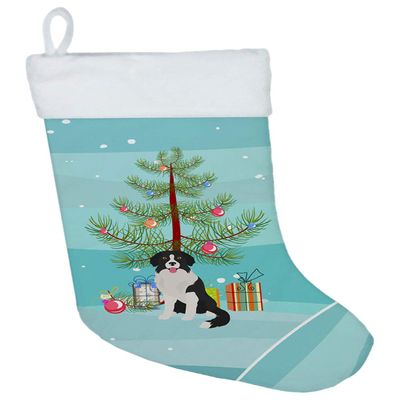 Caroline's Treasures CK3887CS Borador Christmas Tree Christmas Stocking Fireplace Hanging Stockings Christmas Season Party Decor Family Holiday Decorations