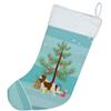 Caroline's Treasures CK3529CS Cavalier Spaniel Christmas Tree Christmas Stocking Fireplace Hanging Stockings Christmas Season Party Decor Family Holiday Decorations view 3