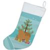 Caroline's Treasures BB2960CS Pomeranian Merry Christmas Tree Christmas Stocking Fireplace Hanging Stockings Christmas Season Party Decor Family Holiday Decorations view 3